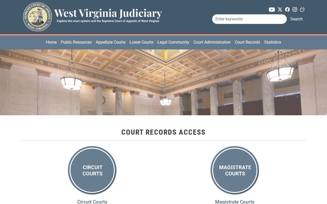 West Virginia court access choices for Monroe County release orders